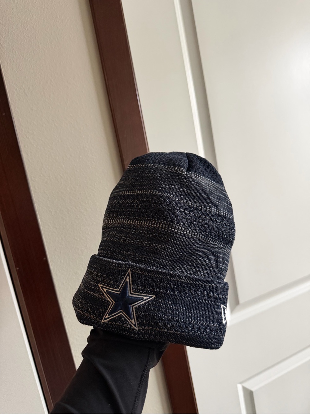 NFL Dark Blue and Gray Knit Cowboys hat